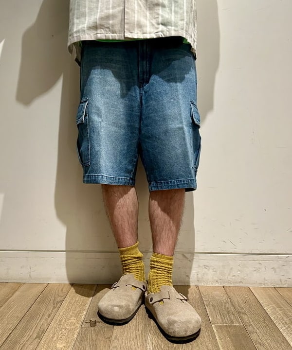 佐藤 大斗さんの「BEAMS WOMEN｜Dickies × BEAMS / 別注 デニム カーゴ ショーツ」を使ったコーディネート