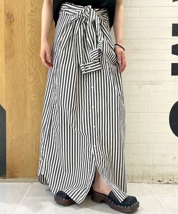 笠井 祐希さんの「BEAMS WOMEN｜HAVERSACK × BEAMS BOY / 別注 ステッチ Tシャツ」を使ったコーディネート