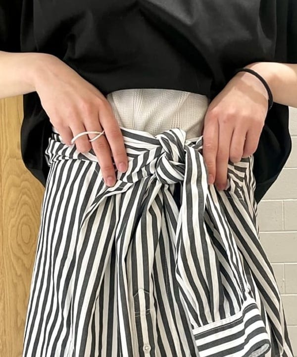 笠井 祐希さんの「BEAMS WOMEN｜HAVERSACK × BEAMS BOY / 別注 ステッチ Tシャツ」を使ったコーディネート