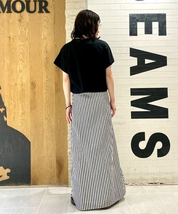 笠井 祐希さんの「BEAMS WOMEN｜HAVERSACK × BEAMS BOY / 別注 ステッチ Tシャツ」を使ったコーディネート