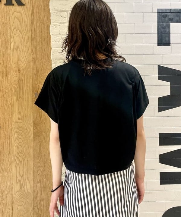 笠井 祐希さんの「BEAMS WOMEN｜HAVERSACK × BEAMS BOY / 別注 ステッチ Tシャツ」を使ったコーディネート