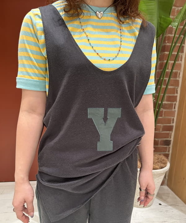 竹村 澄玲さんの「BEAMS WOMEN｜ナンバリング タンク」を使ったコーディネート