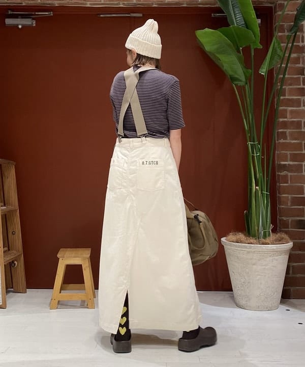 優意さんの「BEAMS WOMEN｜BEAMS PLUS / コットン リネン ワッチキャップ」を使ったコーディネート