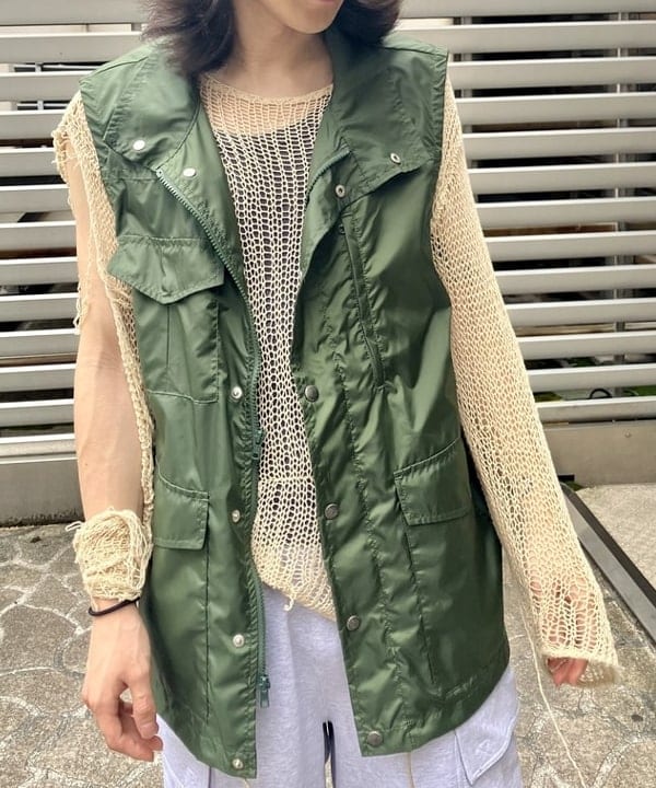 翔さんの「BEAMS WOMEN｜SIERRA DESIGNS &times; BEAMS PLUS / 別注 PACKABLE PANAMINT VEST」を使ったコーディネート
