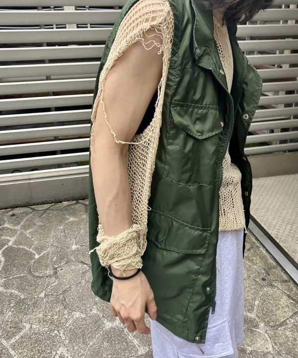 翔さんの「BEAMS WOMEN｜SIERRA DESIGNS &times; BEAMS PLUS / 別注 PACKABLE PANAMINT VEST」を使ったコーディネート