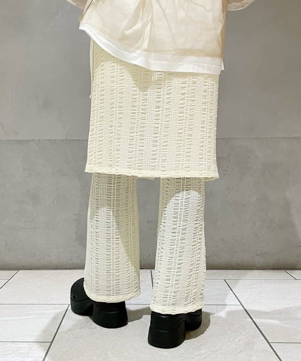 内山 美咲さんの「BEAMS WOMEN｜Ray BEAMS / シャーリング スカート パンツ セット」を使ったコーディネート