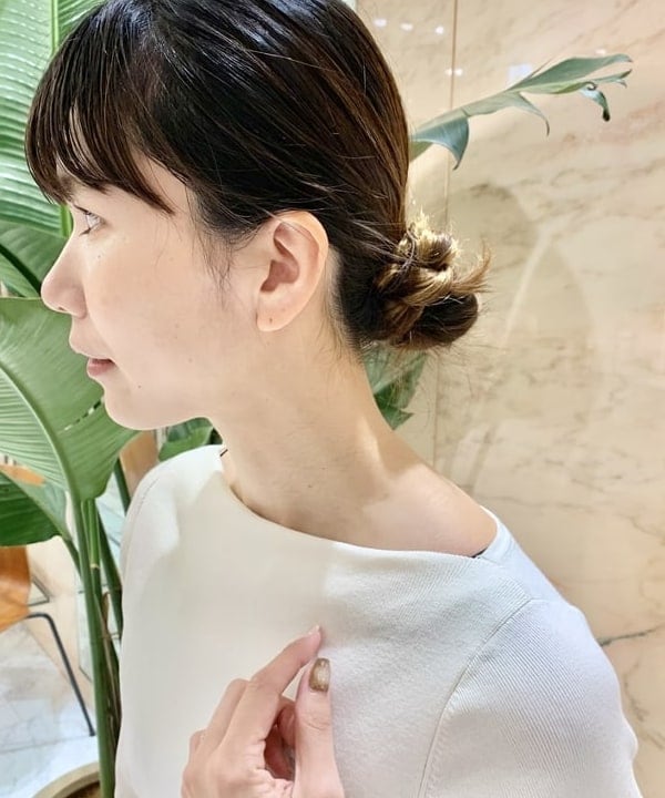 AONO SHIKAMAさんの「BEAMS WOMEN｜シンプル ボートネックニット .M」を使ったコーディネート
