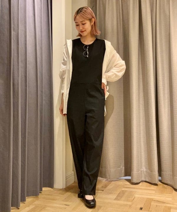 YUIさんの「BEAMS WOMEN｜Demi-Luxe BEAMS /  KHADI オーバーシャツ」を使ったコーディネート