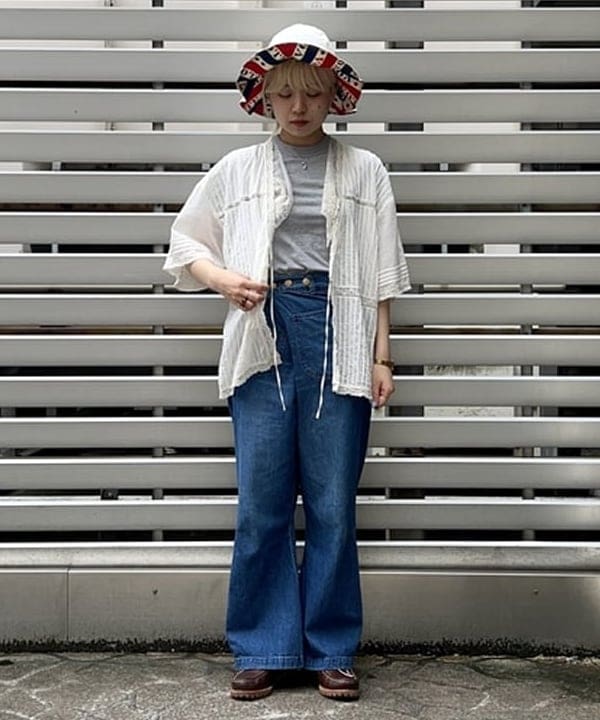 ナツハさんの「BEAMS WOMEN｜ボーイ ベーシック Tシャツ」を使ったコーディネート