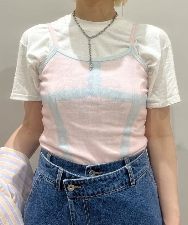 あさひさんの「BEAMS WOMEN｜Available Today × Ray BEAMS /  ランジェリー キャミソール」を使ったコーディネート