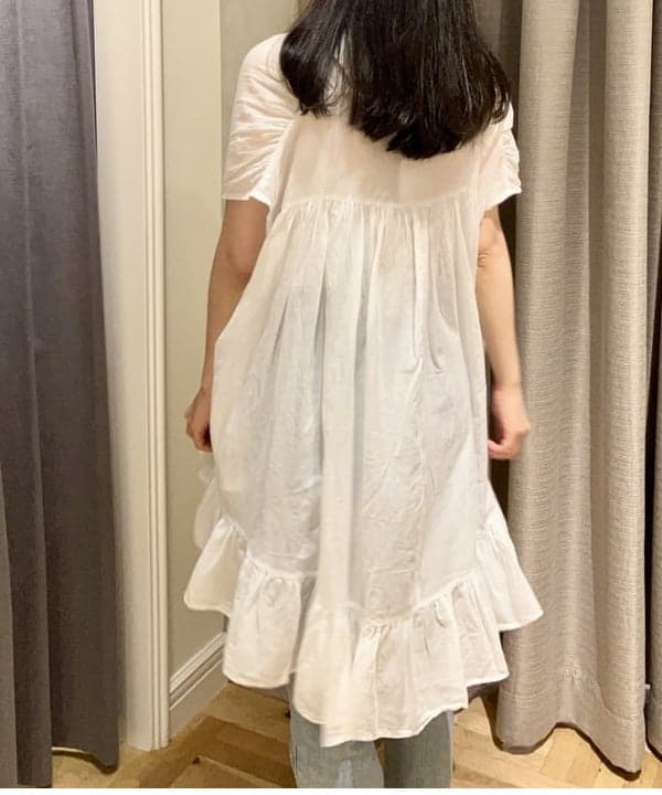 りえさんの「BEAMS WOMEN｜VIOLAd’ORO / ジーノ メッシュ トートバッグ M」を使ったコーディネート