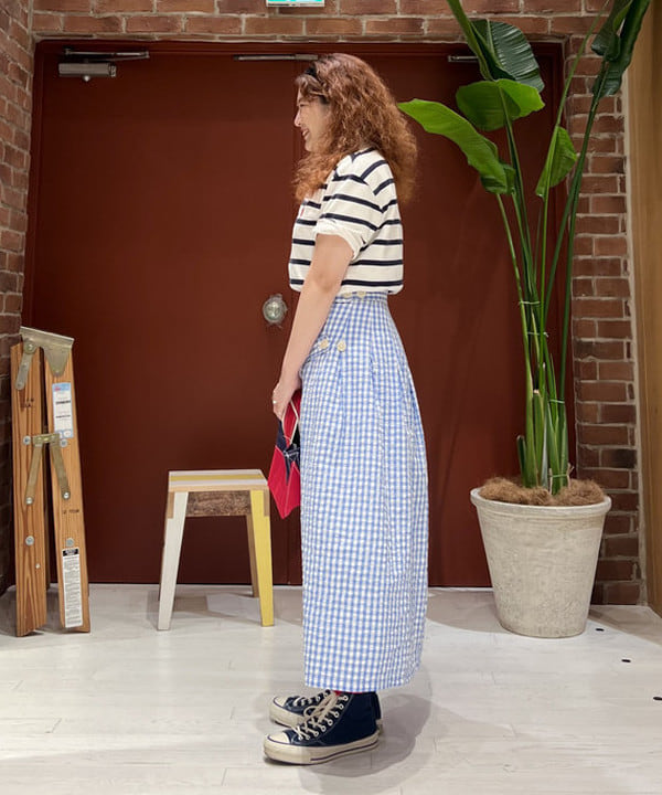 エノモト アミさんの「BEAMS WOMEN｜L.L.Bean × BEAMS PLUS ＆ BEAMS BOY / Deep Bottom Deluxe Boat and Tote Mini」を使ったコーディネート