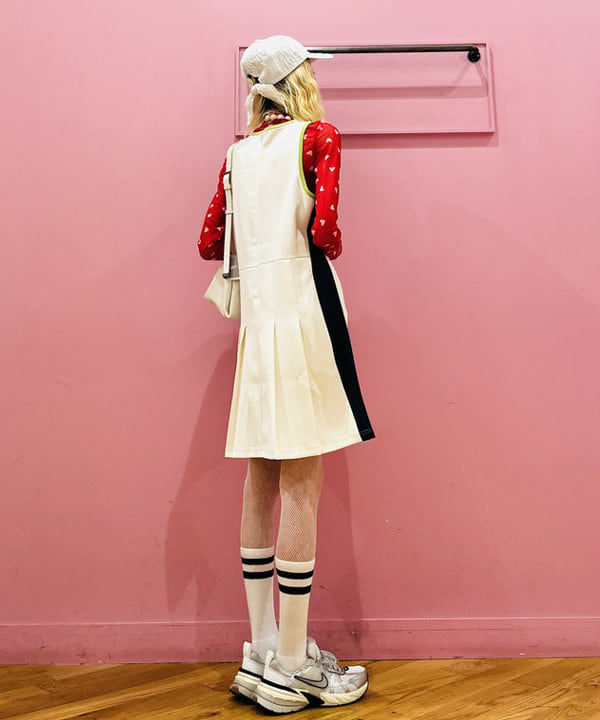 ひるてぃさんの「BEAMS WOMEN｜FILA × Ray BEAMS / 別注 40-LOVE ワンピース」を使ったコーディネート