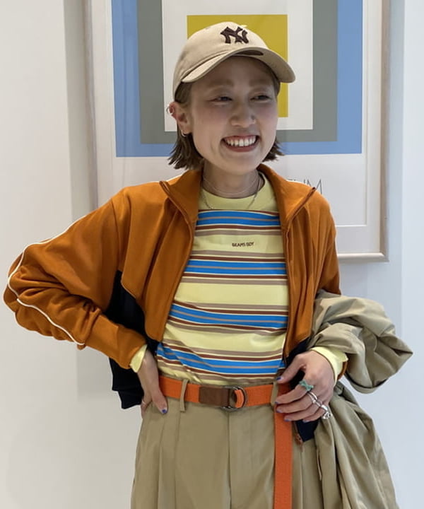 優意さんの「BEAMS WOMEN｜BEAMS BOY /?アーガイル ロング ソックス」を使ったコーディネート