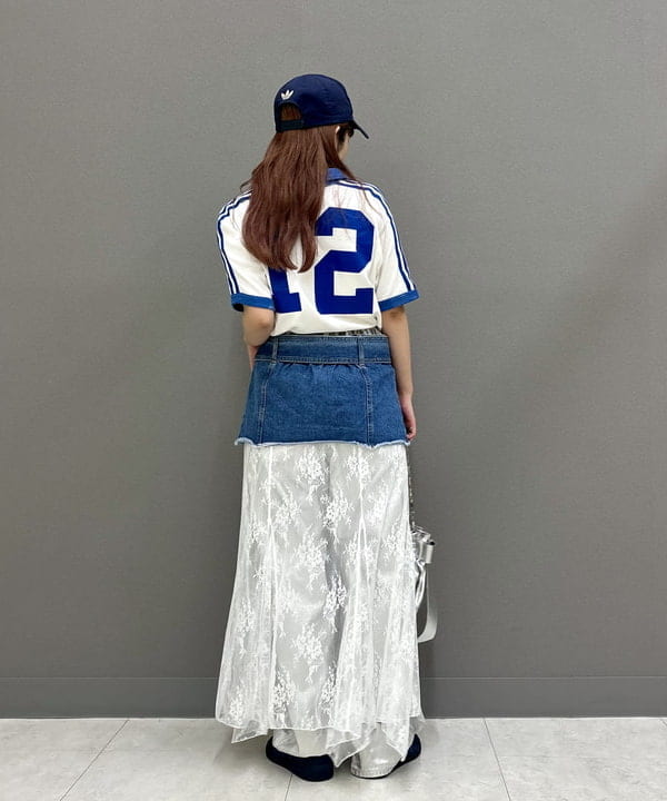 ヒカリさんの「BEAMS WOMEN｜Ray BEAMS / 箔プリント デニムパンツ」を使ったコーディネート