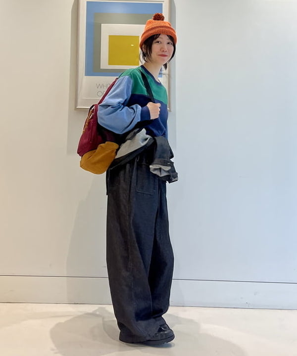 にしだてさんの「BEAMS WOMEN｜JANSPORT &times; BEAMS / 別注 Pack & Go」を使ったコーディネート
