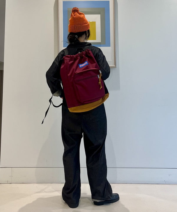 にしだてさんの「BEAMS WOMEN｜JANSPORT &times; BEAMS / 別注 Pack & Go」を使ったコーディネート