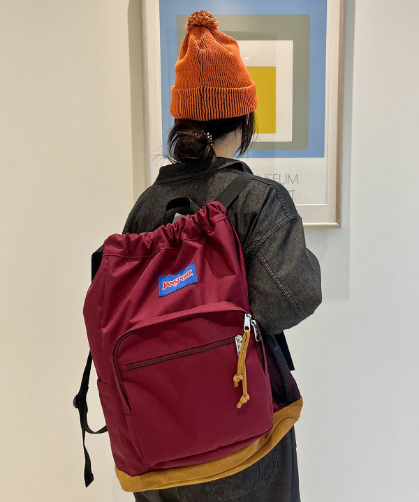 にしだてさんの「BEAMS WOMEN｜JANSPORT &times; BEAMS / 別注 Pack & Go」を使ったコーディネート