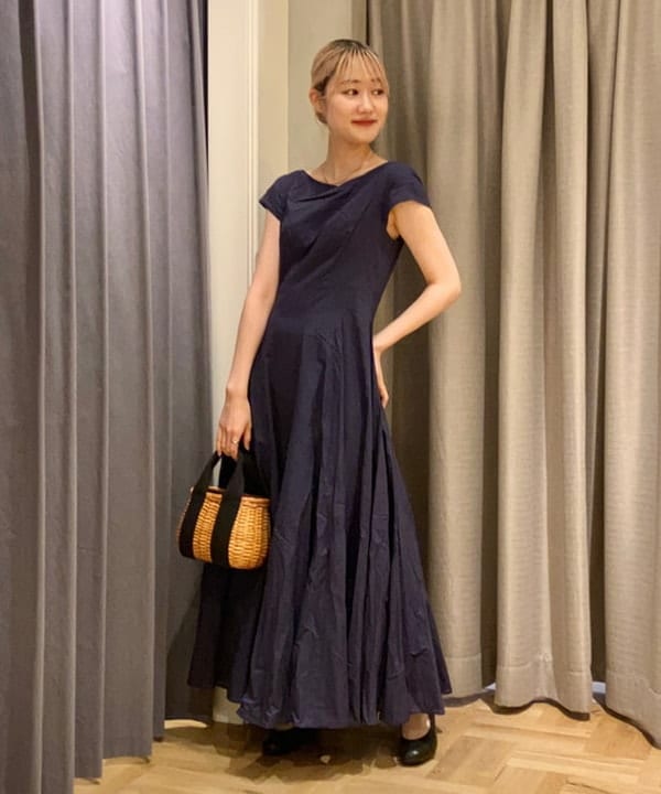 YUIさんの「BEAMS WOMEN｜VIOLAd’ORO / MIRO スプリットラタン バスケット トートバッグ」を使ったコーディネート