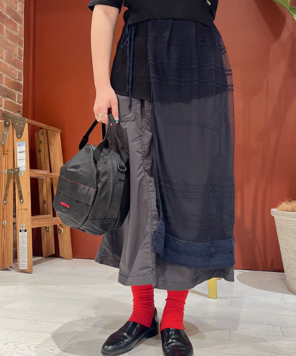 エノモト アミさんの「BEAMS WOMEN｜maturely / Rib Gimmick Short Sleeves」を使ったコーディネート