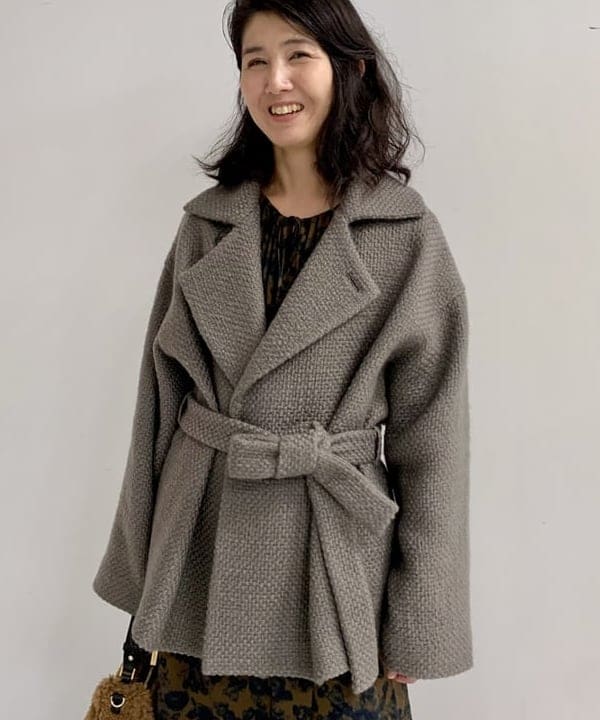 松元 晴佳さんの「BEAMS WOMEN｜AK+1 / シフォン フラワー ワンピース」を使ったコーディネート