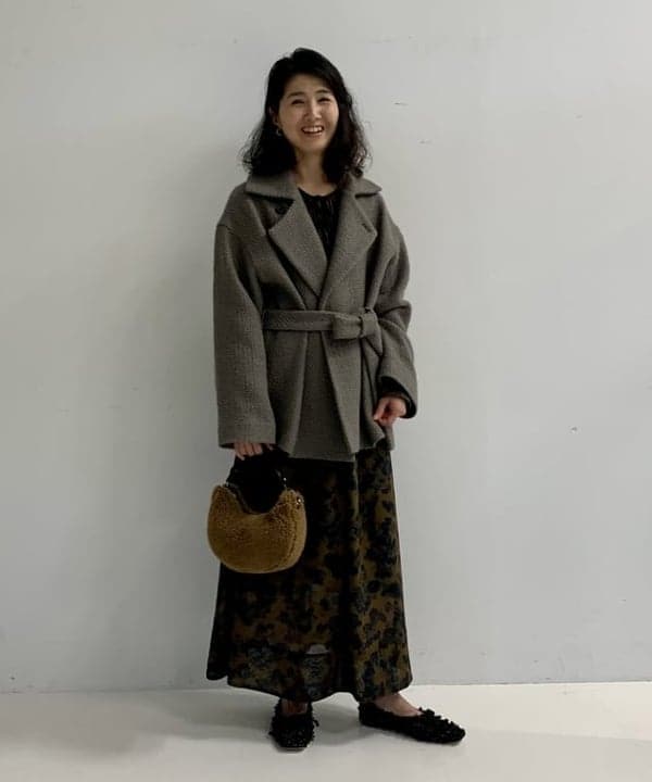 松元 晴佳さんの「BEAMS WOMEN｜AK+1 / シフォン フラワー ワンピース」を使ったコーディネート