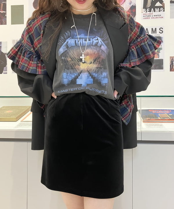 渡邊 舞さんの「BEAMS WOMEN｜GOOD ROCK SPEED × Ray BEAMS / 別注 ROCK Tシャツ」を使ったコーディネート