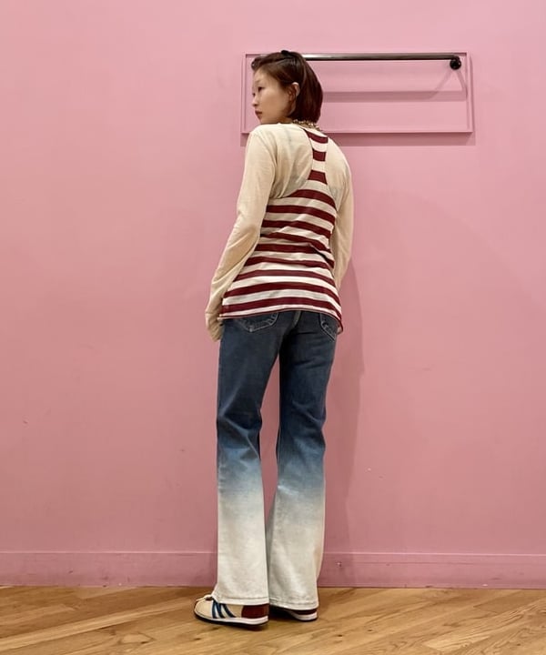 水野 萌香さんの「BEAMS WOMEN｜Lee / FLARE DENIM」を使ったコーディネート