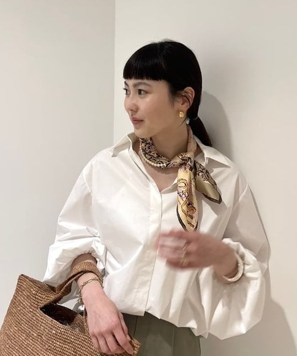 Ichika Hondaさんの「BEAMS WOMEN｜Demi-Luxe BEAMS / 8ｍｍ パール ネックレス」を使ったコーディネート