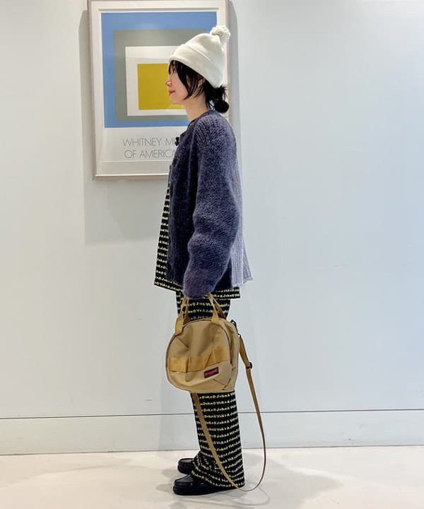 にしだてさんの「BEAMS WOMEN｜BRIEFING &times; BEAMS BOY / 別注 ヘルメット バッグ」を使ったコーディネート