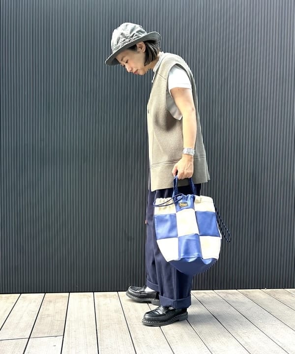 つぼさんの「BEAMS WOMEN｜ミリタリー ロング ベスト」を使ったコーディネート