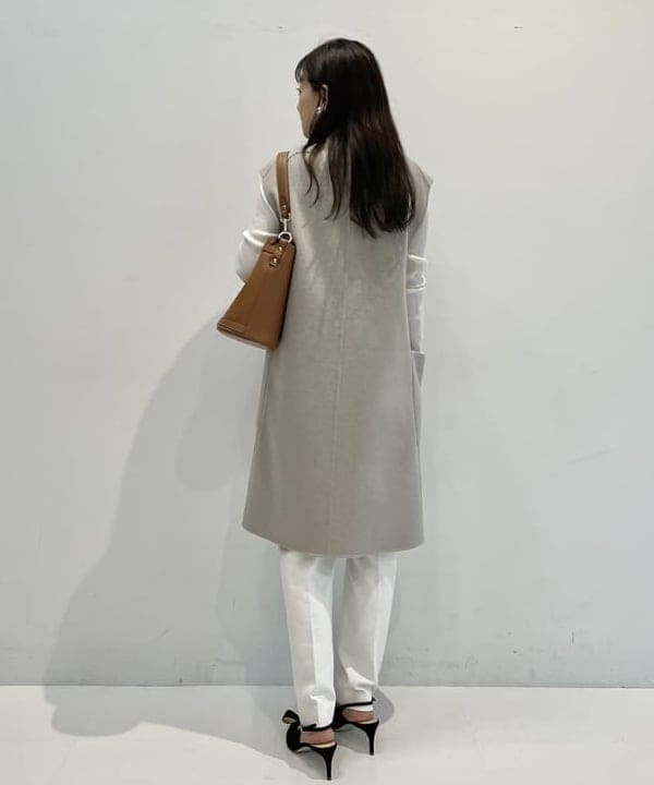 住吉　明佳さんの「BEAMS WOMEN｜リブ タートルネックニット」を使ったコーディネート