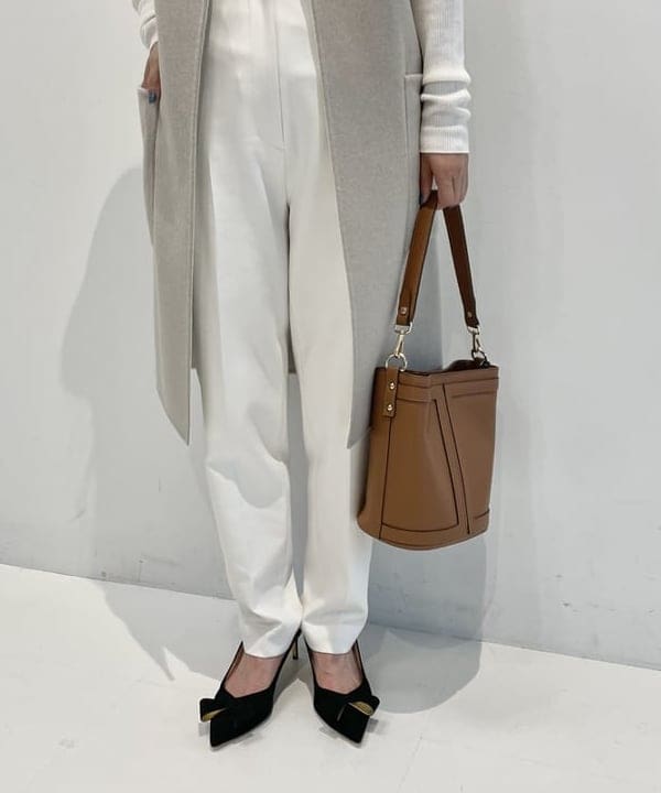 住吉　明佳さんの「BEAMS WOMEN｜リブ タートルネックニット」を使ったコーディネート