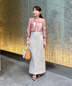 EFFE BEAMS(エッフェ ビームス)リネン タイトロングスカート EFFE BEAMS(エッフェ ビームス)リネン タイトロングスカート