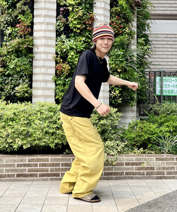 菊田 悠さんの「BEAMS WOMEN｜BEAMS / マルチボーダー ワッチキャップ」を使ったコーディネート