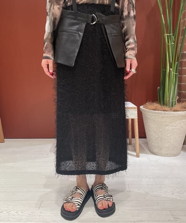 中江梨々香さんの「BEAMS WOMEN｜Ray BEAMS / ベルテッド ビスチェ」を使ったコーディネート