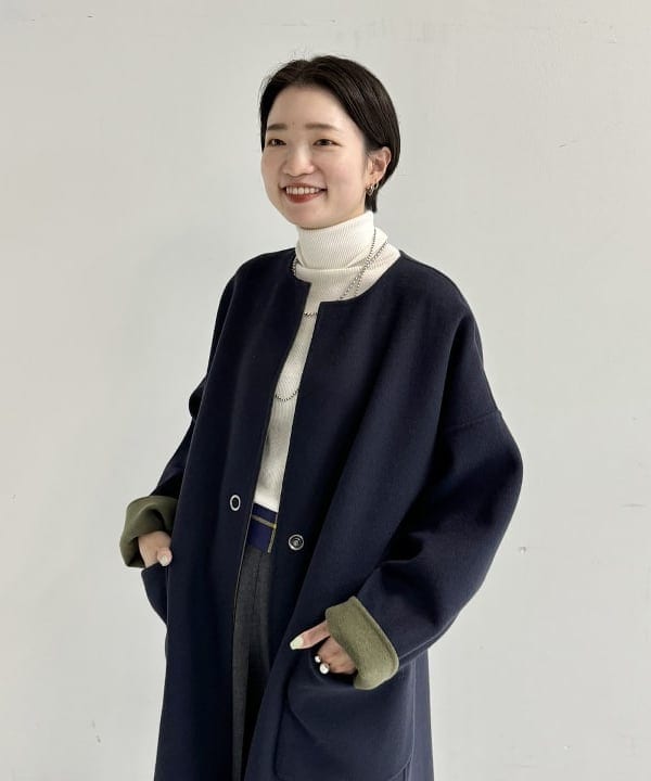 SANOさんの「BEAMS WOMEN｜O’NEIL OF DUBLIN / 別注 ウール クレイジー マキシスカート」を使ったコーディネート