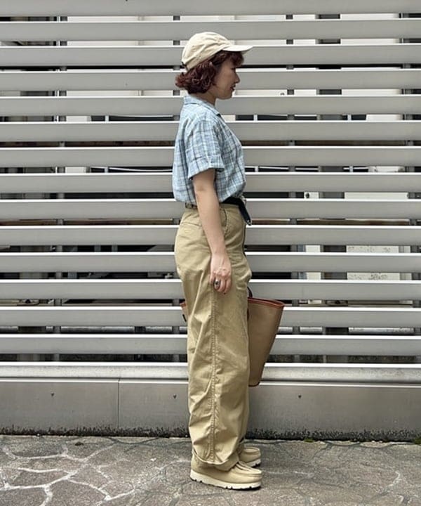 まつむさんの「BEAMS WOMEN｜ボーイ ベーシック Tシャツ」を使ったコーディネート