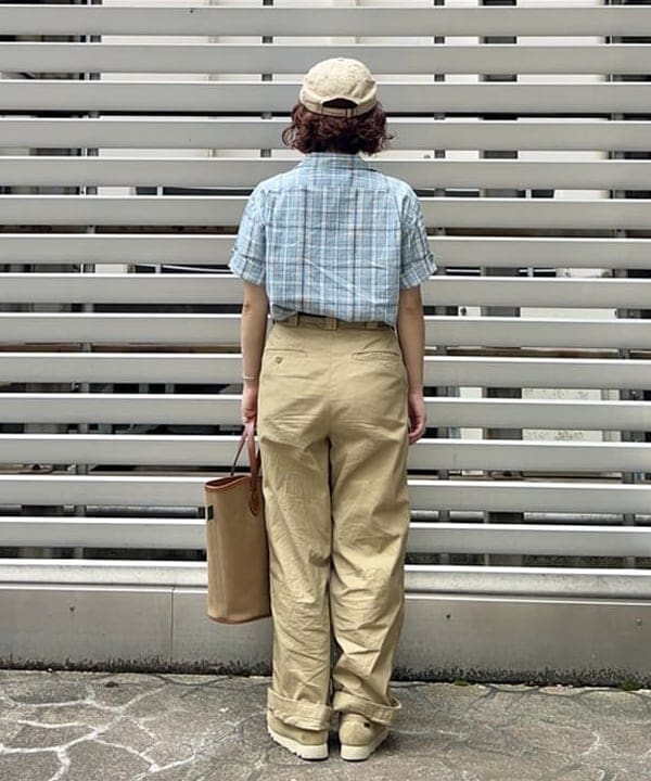 まつむさんの「BEAMS WOMEN｜ボーイ ベーシック Tシャツ」を使ったコーディネート