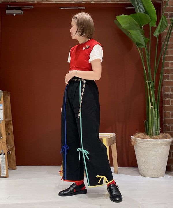 優意さんの「BEAMS WOMEN｜1/2ソリッド リブ ソックス」を使ったコーディネート