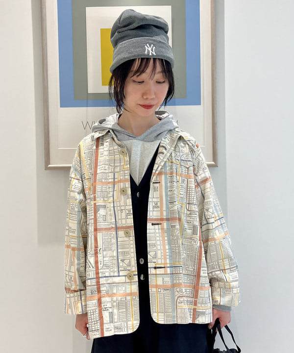 にしだてさんの「BEAMS WOMEN｜BRIEFING &times; BEAMS BOY / 別注 ヘルメット バッグ」を使ったコーディネート