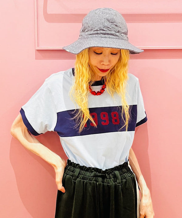 ひるてぃさんの「BEAMS WOMEN｜BEAMS BOY / スポーツ ライン ショート スリーブ」を使ったコーディネート