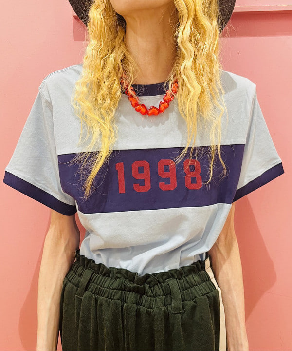 ひるてぃさんの「BEAMS WOMEN｜BEAMS BOY / スポーツ ライン ショート スリーブ」を使ったコーディネート
