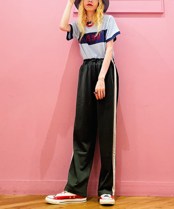 ひるてぃさんの「BEAMS WOMEN｜BEAMS BOY / スポーツ ライン ショート スリーブ」を使ったコーディネート
