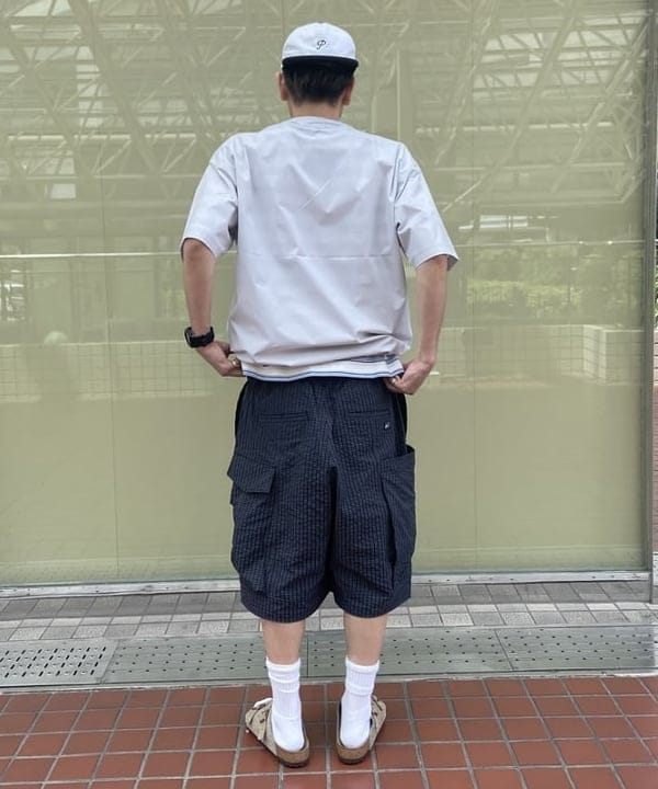 Lazzyさんの「BEAMS / テック ルーズ Tシャツ 24SS」を使ったコーディネート