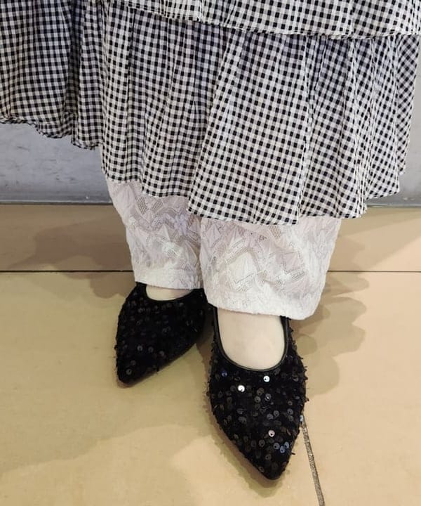 saori KATOさんの「BEAMS WOMEN｜Ray BEAMS / カット レース シアー パンツ」を使ったコーディネート