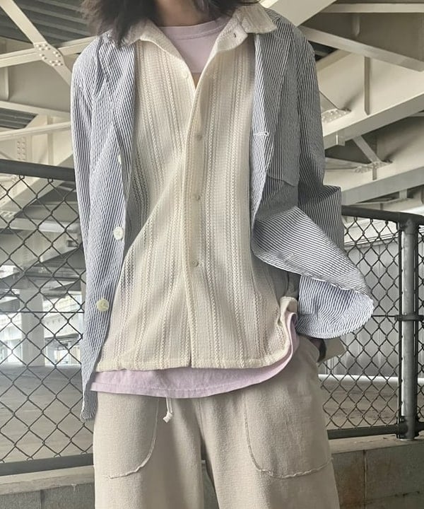 翔さんの「BEAMS WOMEN｜COOLMAX(R) シアサッカー 3ボタン ジャケット」を使ったコーディネート