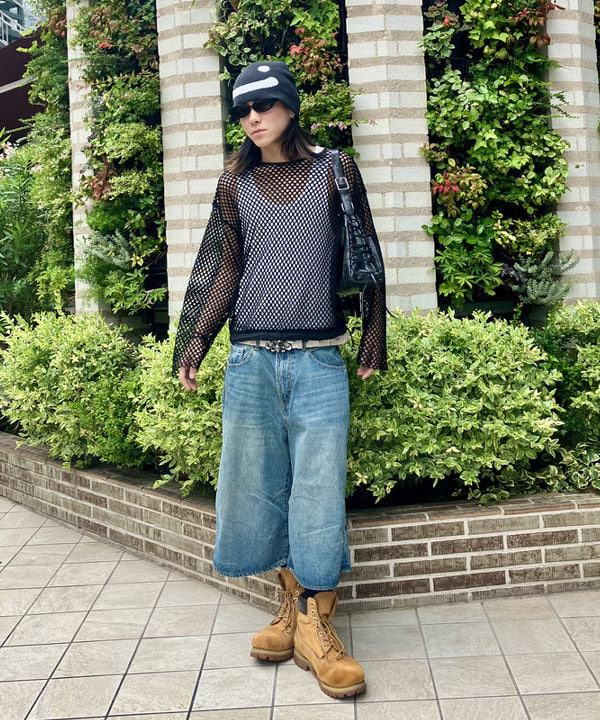 はるひむさんの「BEAMS WOMEN｜レースアップ ポケット バッグ」を使ったコーディネート