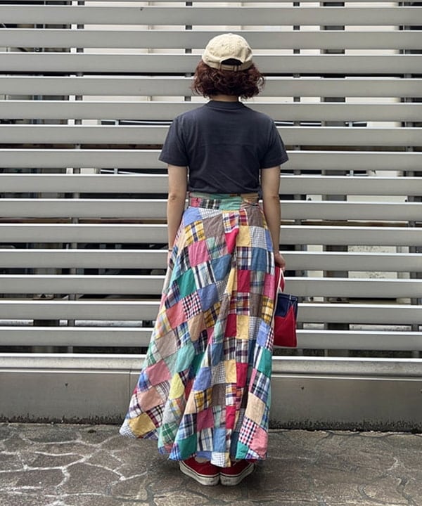 まつむさんの「BEAMS WOMEN｜ボーイ ベーシック Tシャツ」を使ったコーディネート