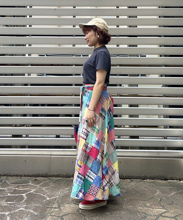 まつむさんの「BEAMS WOMEN｜ボーイ ベーシック Tシャツ」を使ったコーディネート